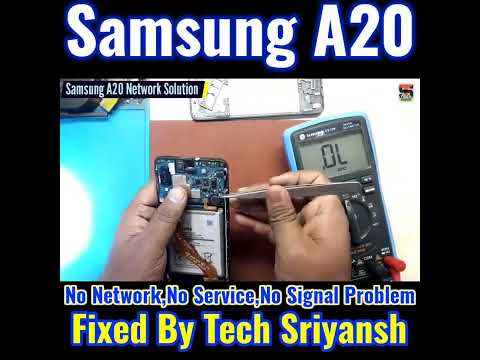 Samsung Galaxy A20 No Network,No Service,No Signal Problem Solution #techsriyansh #shorts #ytshorts