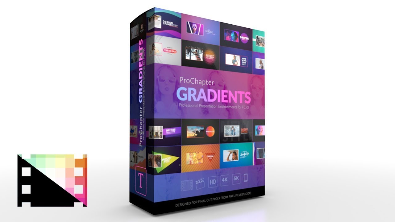 ProChapter Gradients - Professional Presentation Environments for Final Cut Pro - Pixel Film Studios
