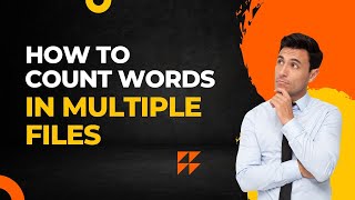 How to count words in Multiple files? Document Analysis with Advanced Word Count Software screenshot 5