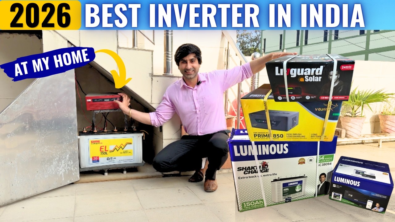 Best Inverter for Home 2026 | Best Pure Sine Wave Inverter in India ...