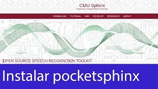 PYTHON RECONHECIMENTO DE VOZ COMO INSTALAR O POCKETSPHINX NO UBUNTU