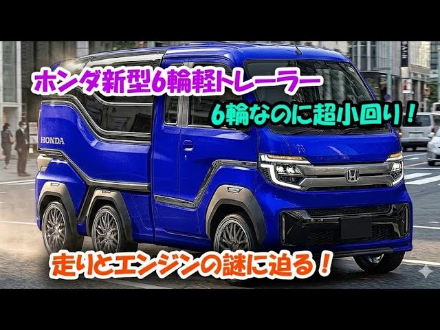 2027 Honda's new six-wheeled light trailer makes its shocking