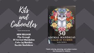 NEW RELEASE Flip-through - 50  Animal Mandalas CBN by Sachin Sachdeva screenshot 1