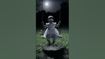 Ghost Baby Sitting on the Swing #trending #shorts #horror #ghoststory #haunted #horror #ghostbaby