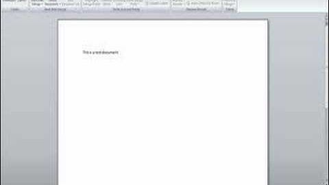 Microsoft Office 2007 UI Demo