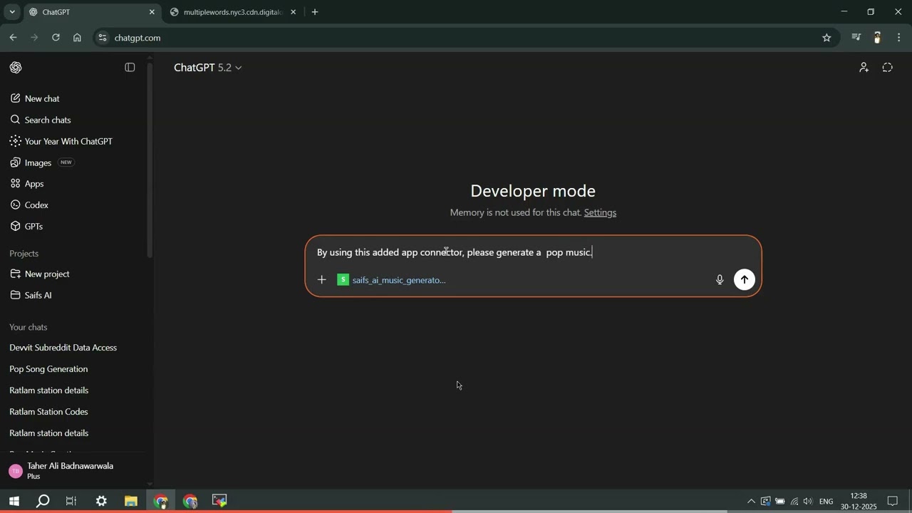 Text to Music AI Generator Demo (Saifs AI)