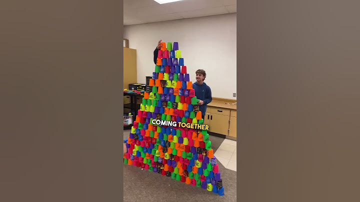 6th Graders Reach New Heights in Cup Stacking Challenge 😳 🙌
