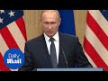 Putin asked if he has any compromising information on Trump