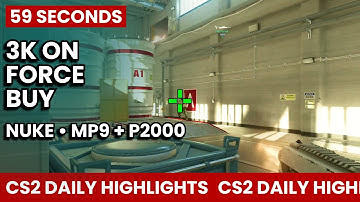 Budget Weapons, Big Damage – MP9 + P2000 Triple Kill | Nuke | Highlights CS2