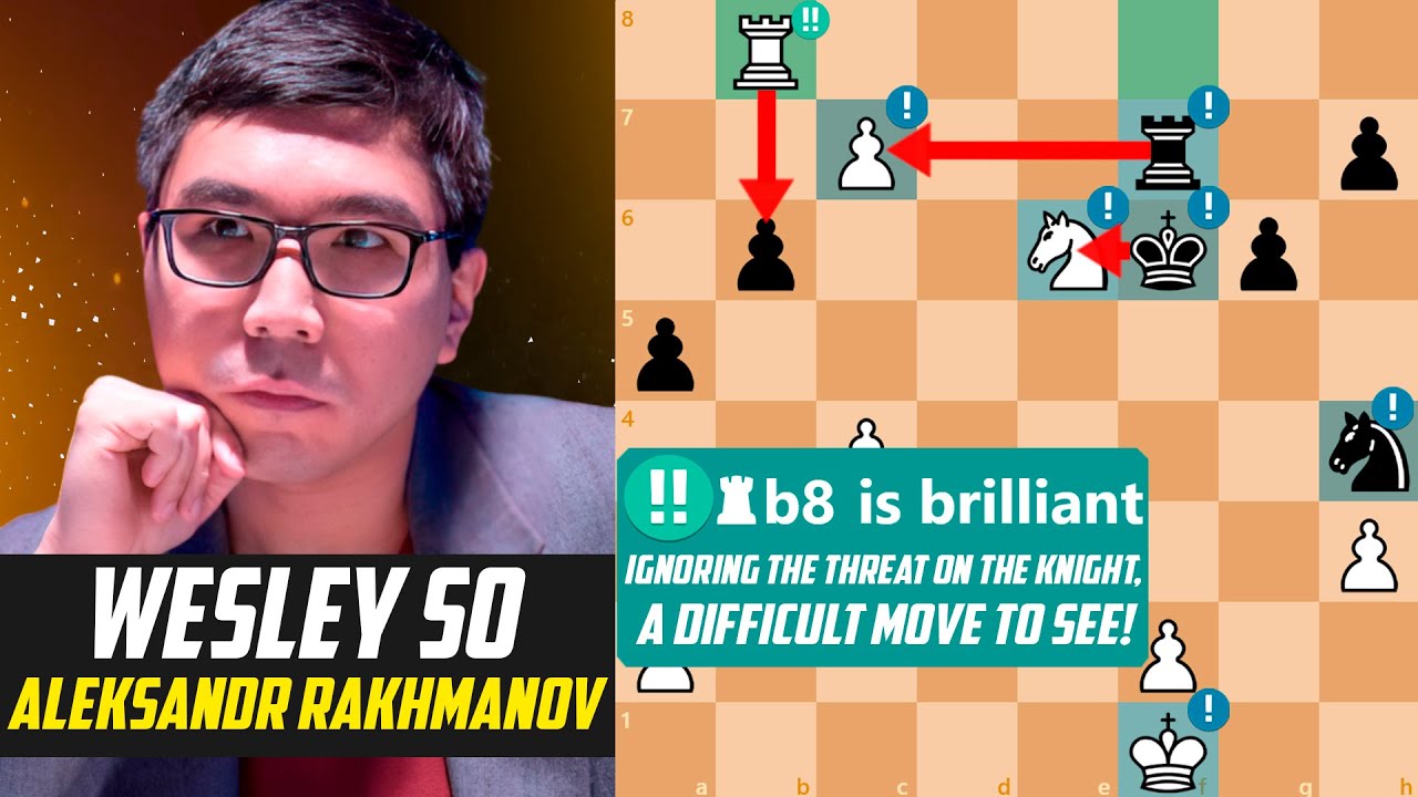 Wesley So *CRUSHED* Aleksandr Rakhmanov with Brilliant Knight Sacrifice - Titled Tuesday 2023