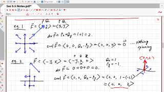 Sec 6 5. Curl and Divergence. Part 2
