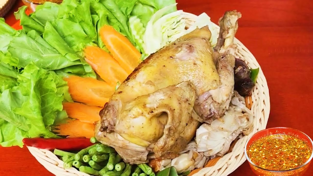 Jackfruit Grilled Chicken with Spicy Chili Sauce Cooking Show YouTube