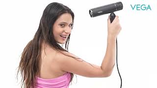 Upgrade Your Hair Drying With The Vega Style Pro 1600W Hair Dryer Vhdh 34 Fast & Precise Styling