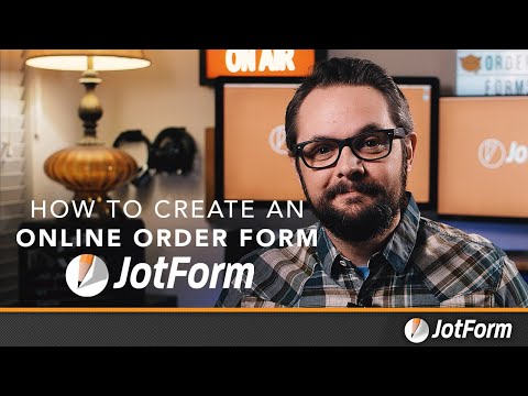 Video: How To Create An Order Form