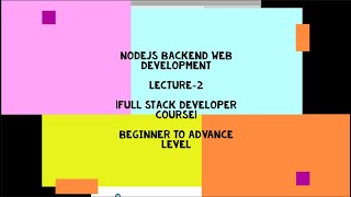 NodeJS Tutorial - Zero to Hero LECTURE-2