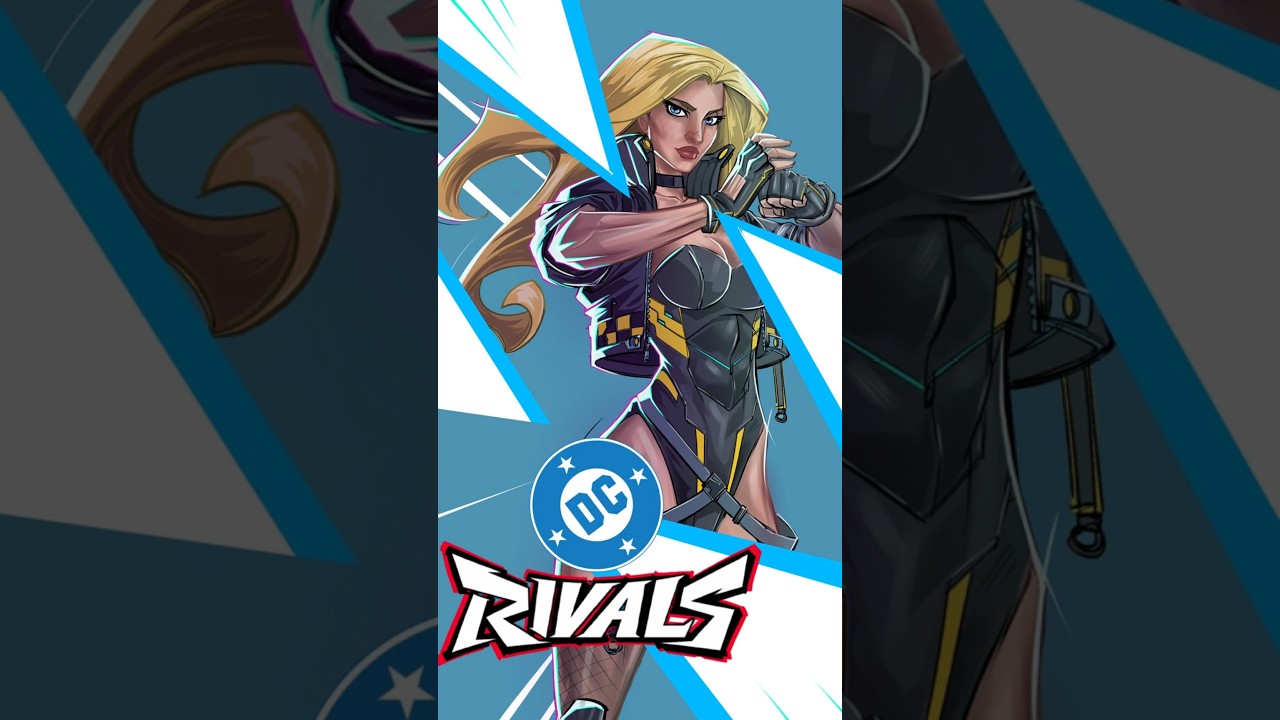 Designing Black Canary as a DC RIVALS #art #dccomics #superhero #blackcanary