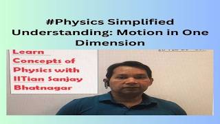 Class 11 Physics  - Motion in One Dimension A-6 (2026-27)