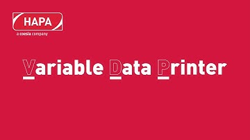 Hapa Variable Data Printer