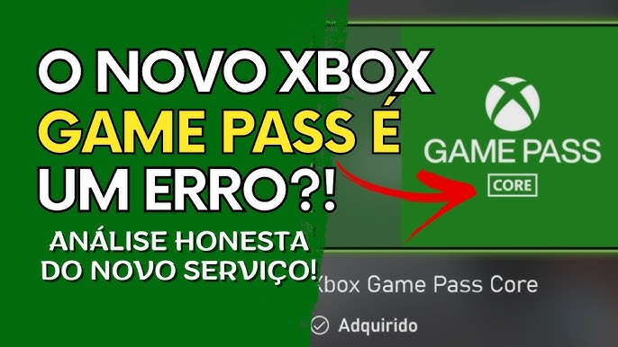 Como funciona o Game Pass Core que vai chegar ao Xbox