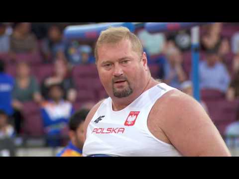 SANTOS (GOLD) Men's Shot Put F57 | Final | London 2017 World Para Athletics Championships