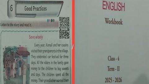 4th standard,english,Good practices,workbook Answers 