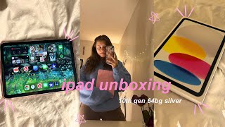 IPAD UNBOXING 10th gen  ~with accessories