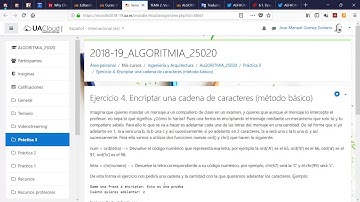 Practica 3. Ejercicio 4. Programar un modo sencillo de encriptar un texto