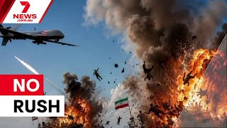 Trump delays Iran peace deal amid blockade | 7NEWS