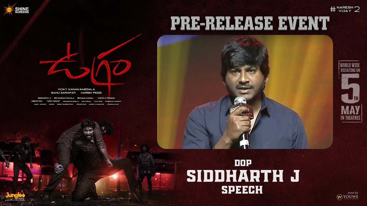 DOP Siddharth J Speech At Ugram Pre - Release Event LIVE | YouWe Media