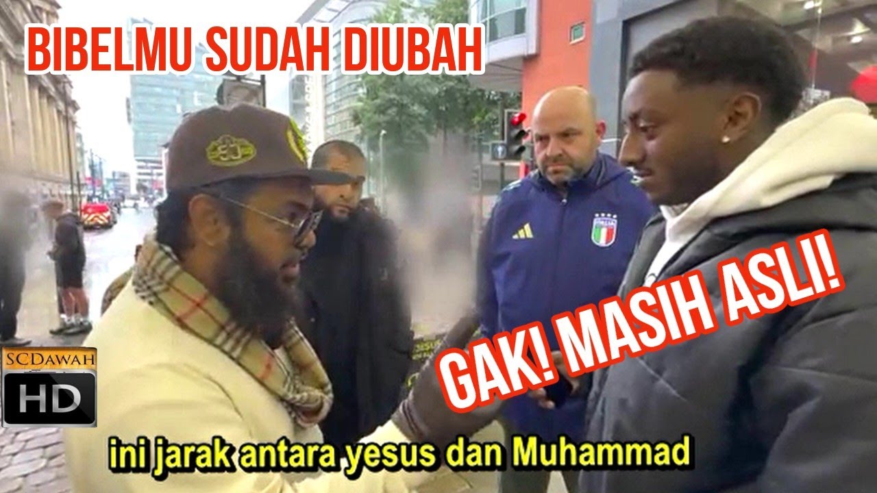 🇬🇧🔥 Kristen berubah fikiran di akhir video. Sheikh Uthman vs 2 Kristen