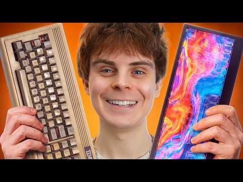 Retro Tastatur vs High-Tech Tastatur
