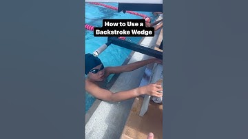 Learn how to setup a retractable Backstroke Wedge! #swimcoach