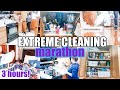 EXTREME 2021 CLEAN WITH ME MARATHON / 3 HOURS OF DECLUTTERING, ORGANIZING + DEEP CLEANING MOTIVATION