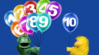 Number Song 10 Balloons 🎈 | The Ring-A-Tangs 🥜🐵 | Preschool Learning | Moonbug Tiny TV