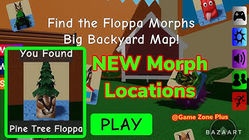 How to get Pine Tree Floppa, Big Backyard Map in FIND THE FLOPPA MORPHS #roblox #findthefloppamorphs