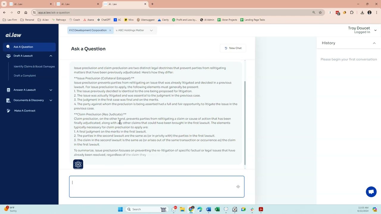 Unlock Legal Insights with Advanced AI Chatbot: A Comprehensive Guide.