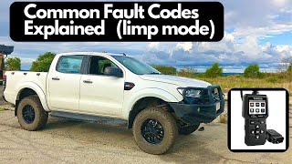 ford ranger common fault codes causing limp mode