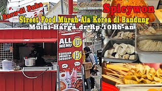 Spicywon Street Food Korea Jajanan Korea Mulai Dr 10 Rban Dekat Dengan Kampus Unisba Tamansari Youtube