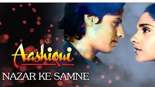Nazar Ke Samne Lyrical Video | Aashiqui | Kumar Sanu, Anuradha Paudwal | Rahul Roy, Anu Agarwal