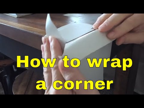 How to wrap the corners of a Fridge