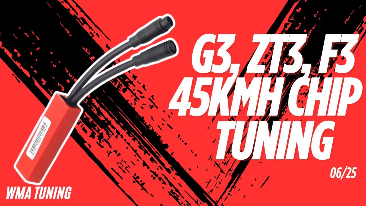 Segway G3 ZT3 F3 Chiptuning - E-Scooter Tuning - 40/45kmh!