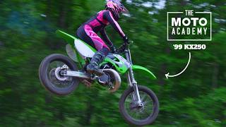 AJ Catanzaro Rode my Fresh KX250 Build... and BROKE it