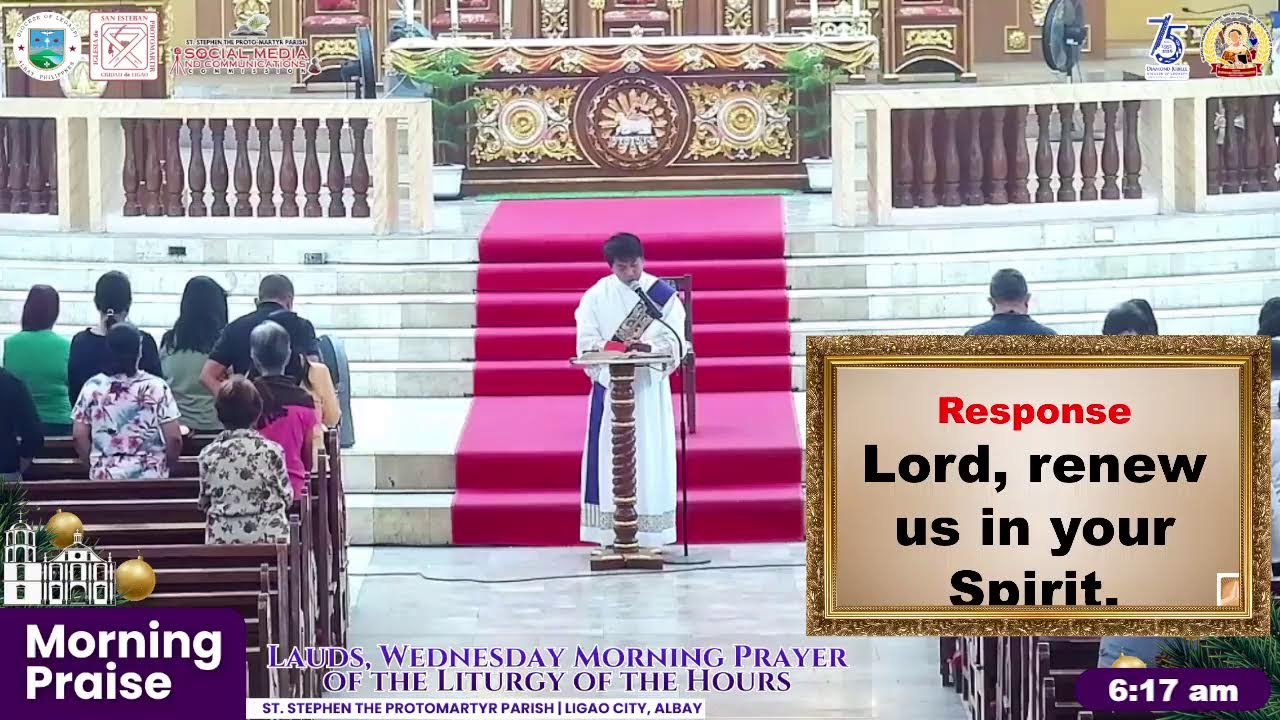 Lauds, Wednesday Morning Prayer of the Liturgy of the Hours