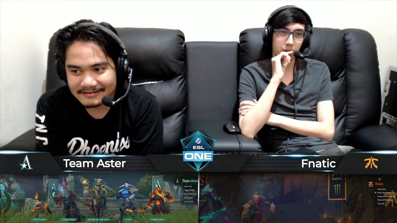 Fnatic vs Team Aster Game 2 (BO2) l ESL Katowice 2019 Group stage