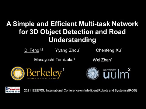 A Simple and Efficient Multi-task Network for 3D Object Detection and Road Understanding