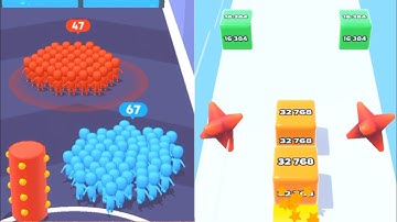 Jelly Run 2048 Vs Count Master| Android Ios game | All Levels