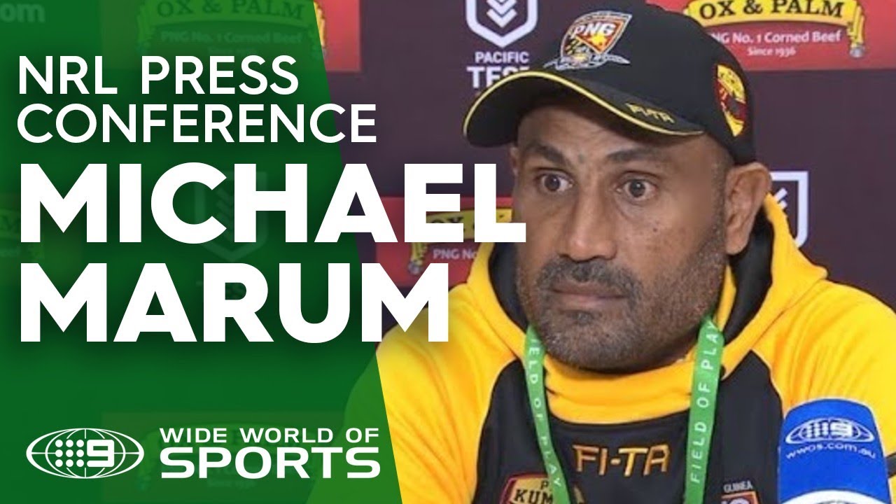 Test Match Press Conference Michael Marum NRL on Nine