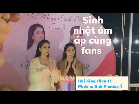 Video Phương Anh Phương Ý đón sinh nhật cùng fans sau... - youtube