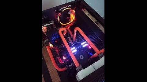 Hybrid Dual / Single loop watercooled computer