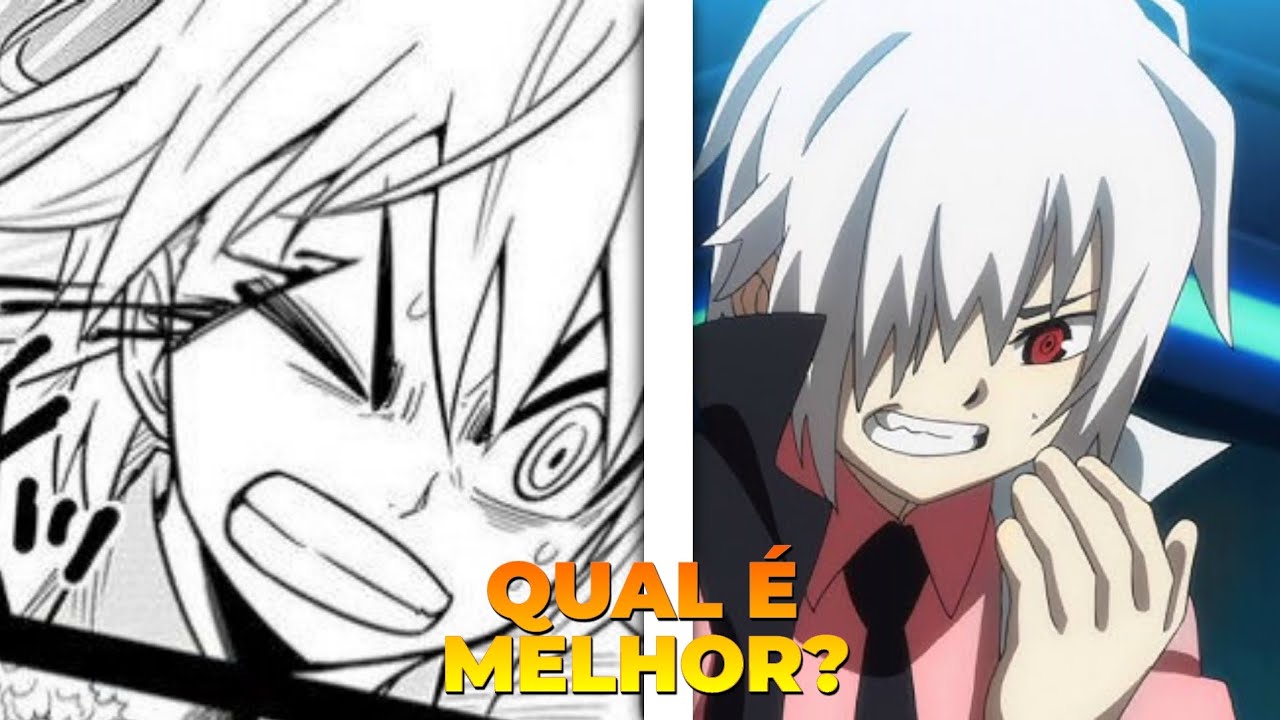 As diferenças de Beyblade no manga